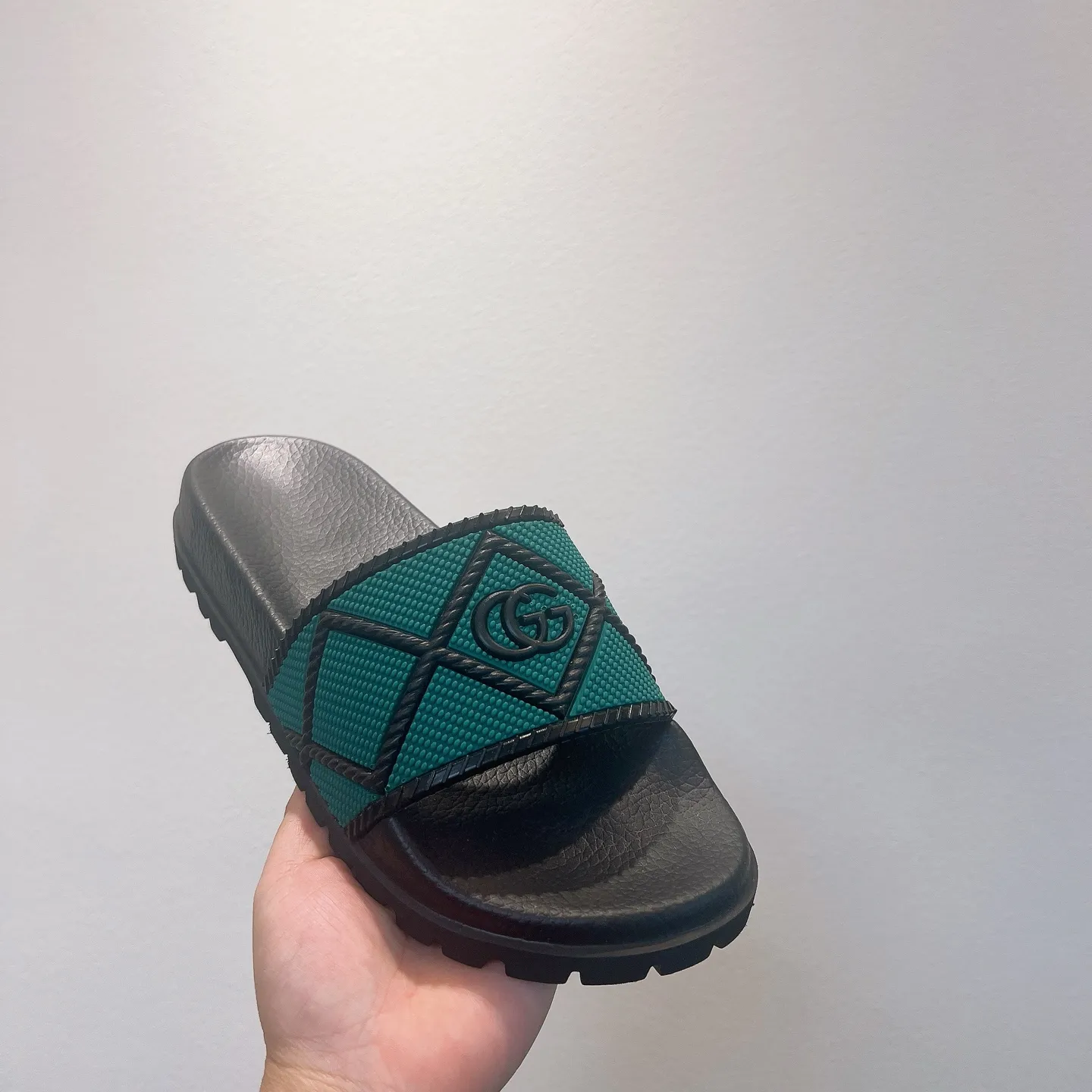 Men's Men's Shoes 130🐮🐮Gucci Gucci Slippers Gucci 2024 latest beach sandals slippers Original molding double G LOGO Original molding consistent Outsole: Men's Men's Shoes u double-layer outsole Size: 35-46